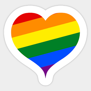 Gay Hearts Sticker